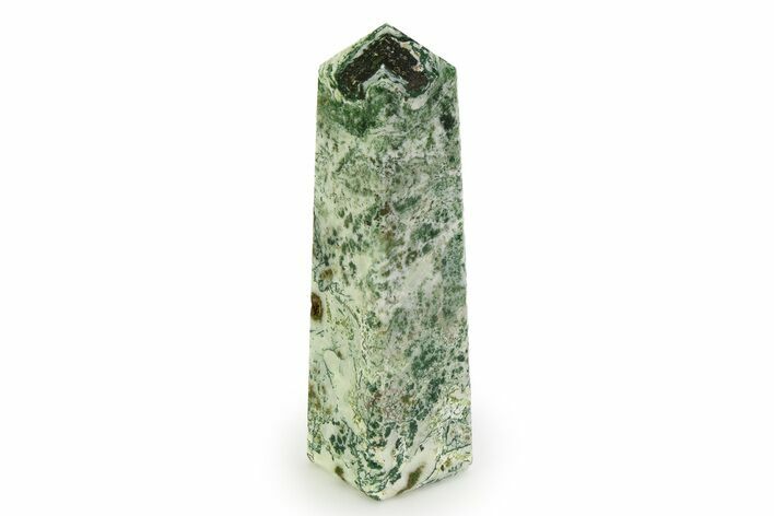 Polished Tree Agate Tower - India #343107